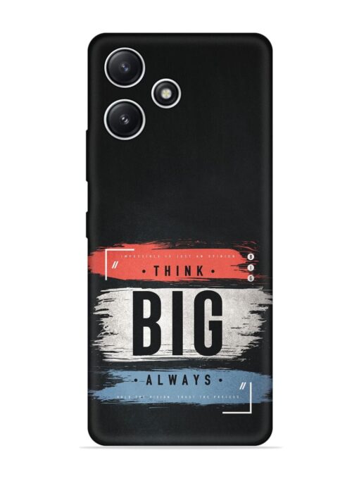 Think Big Always Embossed Soft Silicone Case for Xiaomi Redmi 12 (5G) Zapvi