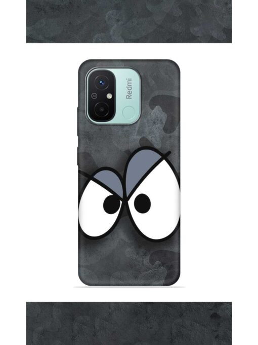 Big Eyes Night Mode Embossed Soft Silicone Case for Xiaomi Redmi 12C Zapvi