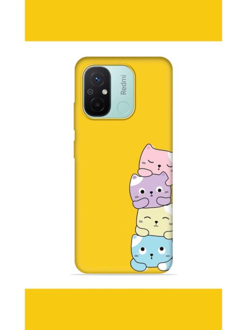 Cartoon Anime Embossed Soft Silicone Case for Xiaomi Redmi 12C Zapvi