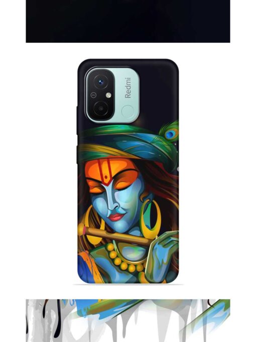 Krishna Art Embossed Soft Silicone Case for Xiaomi Redmi 12C Zapvi