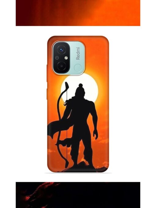 Shree Ram Embossed Soft Silicone Case for Xiaomi Redmi 12C Zapvi