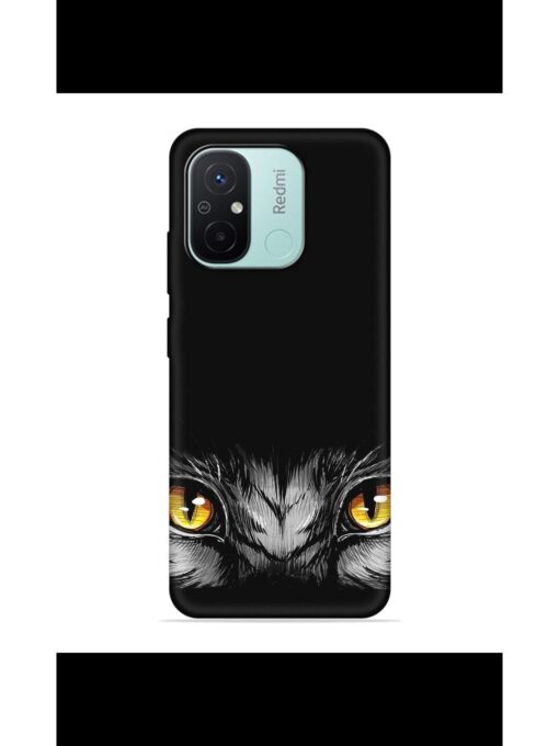 Scary Eye Embossed Soft Silicone Case for Xiaomi Redmi 12C Zapvi