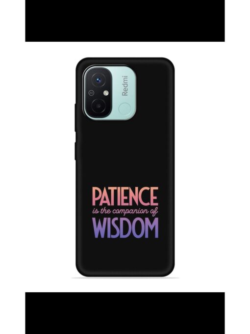 Patience Is The Embossed Soft Silicone Case for Xiaomi Redmi 12C Zapvi