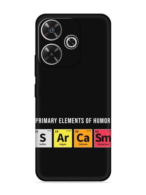 Primary Elements Humor Embossed Soft Silicone Case for Xiaomi Redmi 13 (5G)