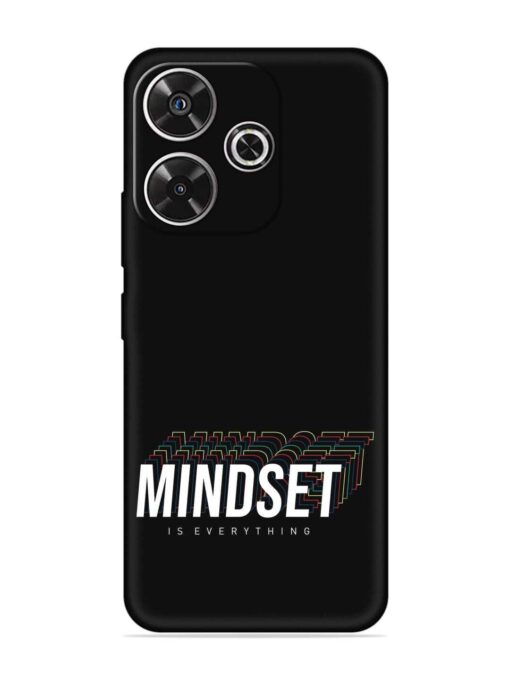 Mindset Everything Slogan Embossed Soft Silicone Case for Xiaomi Redmi 13 (5G)