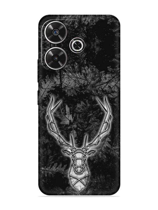 Ancient Deer Embossed Soft Silicone Case for Xiaomi Redmi 13 (5G)