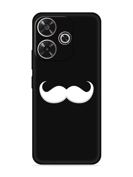 Mustache Vector Embossed Soft Silicone Case for Xiaomi Redmi 13 (5G) Zapvi