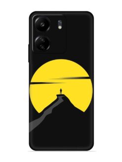 Black Ultra Vector Embossed Soft Silicone Case for Xiaomi Redmi 13C (4G)