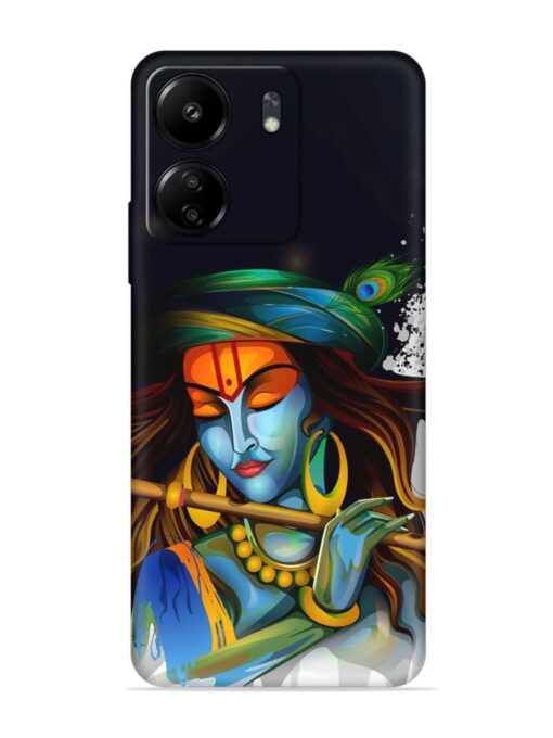 Krishna Art Embossed Soft Silicone Case for Xiaomi Redmi 13C (4G)