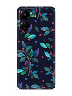 Decorative Watercolor Flower Embossed Soft Silicone Case for Xiaomi Redmi 13C (4G)