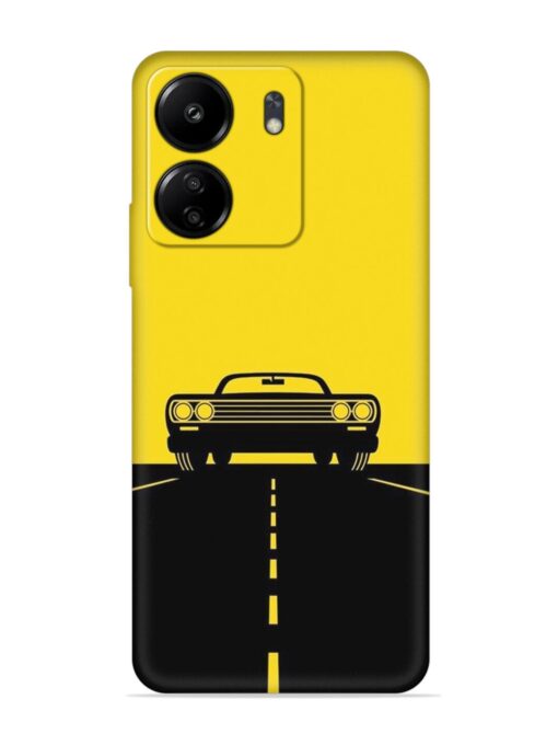 Classic Car Embossed Soft Silicone Case for Xiaomi Redmi 13C (4G)