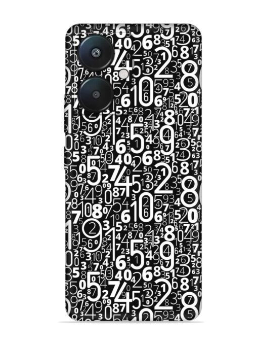 Many Numbers Different Embossed Soft Silicone Case for Xiaomi Redmi 13C (5G) Zapvi