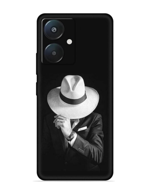 Men Under Hat Embossed Soft Silicone Case for Xiaomi Redmi 13C (5G) Zapvi