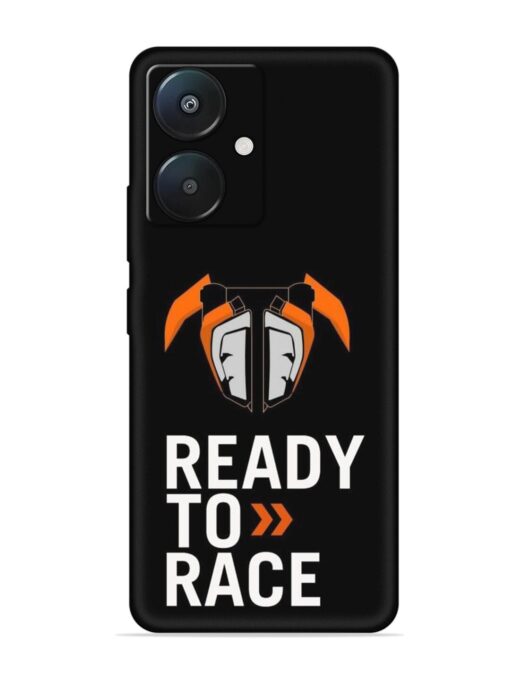 Ready To Race Embossed Soft Silicone Case for Xiaomi Redmi 13C (5G) Zapvi