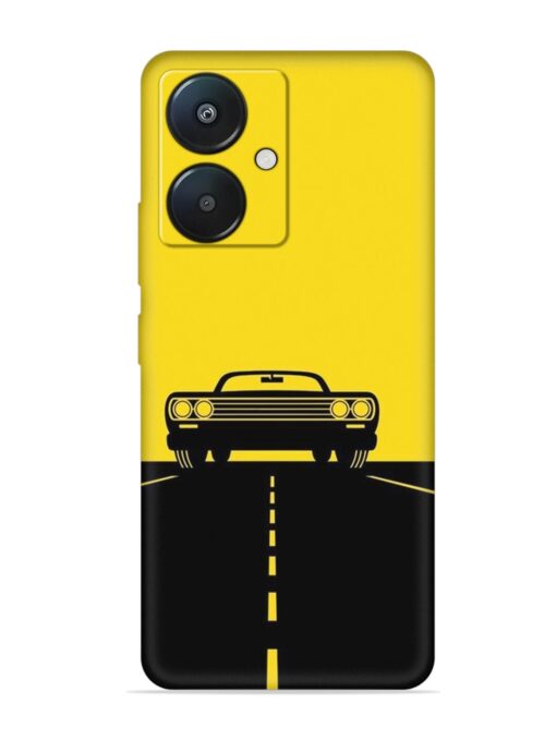 Classic Car Embossed Soft Silicone Case for Xiaomi Redmi 13C (5G) Zapvi