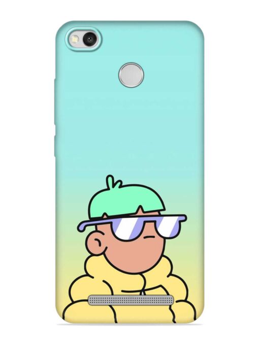 Doodles Cool Character Embossed Soft Silicone Case for Xiaomi Redmi 3S Zapvi