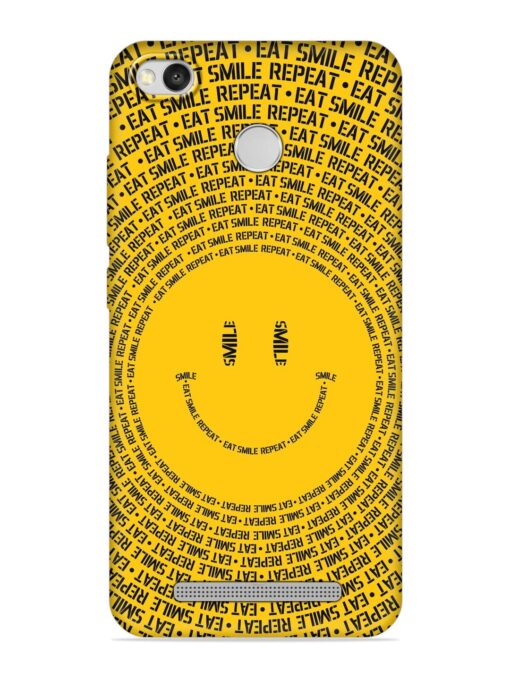 Smiley Embossed Soft Silicone Case for Xiaomi Redmi 3S Zapvi