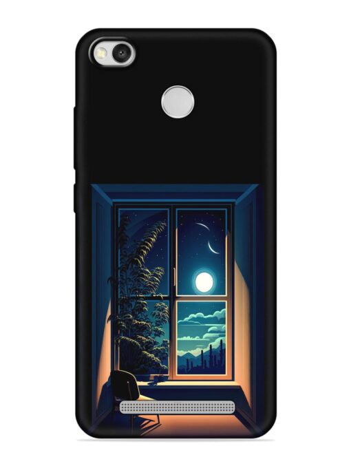 Night View At Window Embossed Soft Silicone Case for Xiaomi Redmi 3S Zapvi