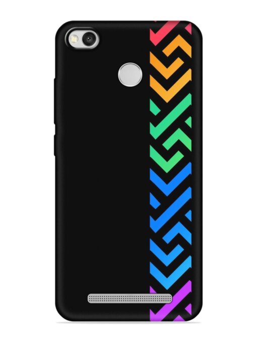 Colorshape Stripes Embossed Soft Silicone Case for Xiaomi Redmi 3S Zapvi