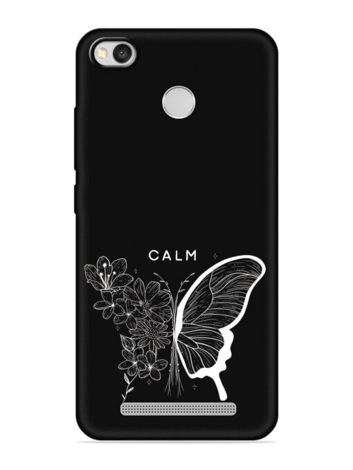 Calm Embossed Soft Silicone Case for Xiaomi Redmi 3S Zapvi