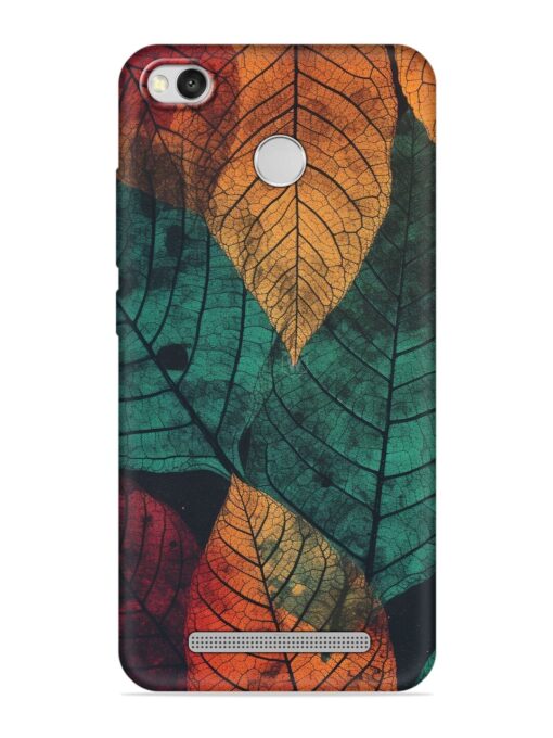 Leaves Artwork Embossed Soft Silicone Case for Xiaomi Redmi 3S