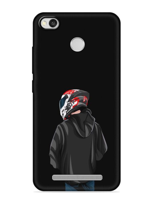 Motorcycle Rider Embossed Soft Silicone Case for Xiaomi Redmi 3S