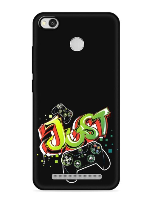 Graffiti Gamepad Illustration Embossed Soft Silicone Case for Xiaomi Redmi 3S Prime