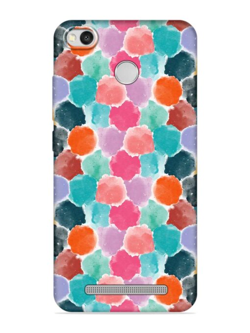 Colorful Seamless Pattern Embossed Soft Silicone Case for Xiaomi Redmi 3S Prime