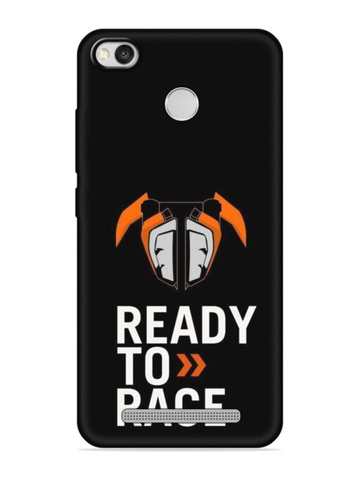 Ready To Race Embossed Soft Silicone Case for Xiaomi Redmi 3S Prime