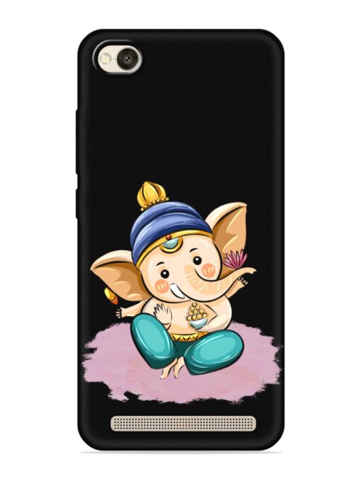 Bal Ganesh Vector Art Embossed Soft Silicone Case for Xiaomi Redmi 4A Zapvi