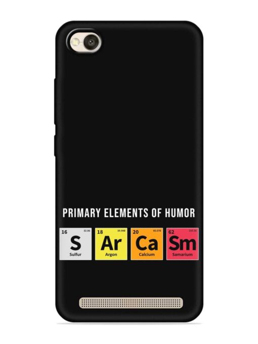 Primary Elements Humor Embossed Soft Silicone Case for Xiaomi Redmi 4A