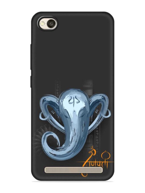 Illustration Lord Ganpati Embossed Soft Silicone Case for Xiaomi Redmi 4A Zapvi