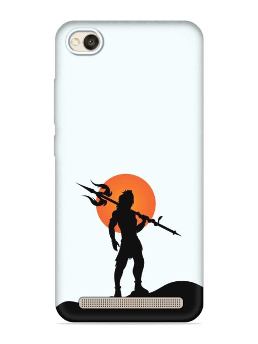 Lord Mahadev Trendy Embossed Soft Silicone Case for Xiaomi Redmi 4A