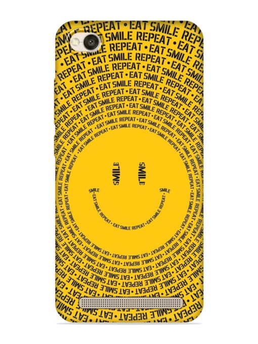 Smiley Embossed Soft Silicone Case for Xiaomi Redmi 4A Zapvi