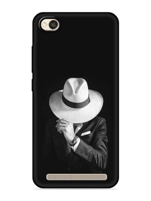 Men Under Hat Embossed Soft Silicone Case for Xiaomi Redmi 4A