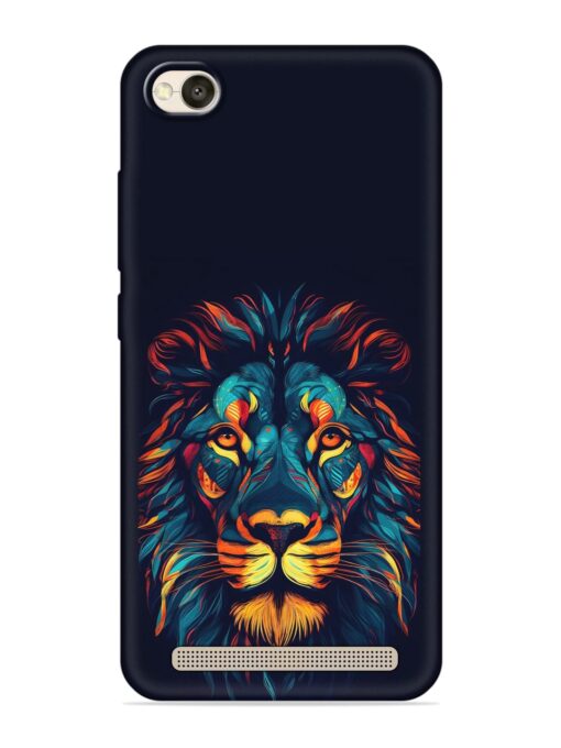 Colorful Lion Embossed Soft Silicone Case for Xiaomi Redmi 4A Zapvi