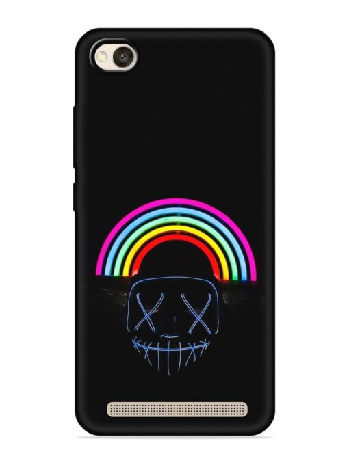 Mask Rainbow Embossed Soft Silicone Case for Xiaomi Redmi 4A Zapvi