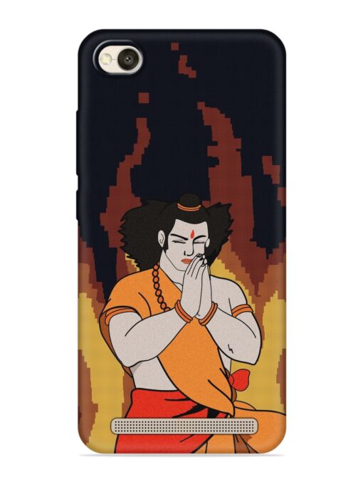 Shree Ram Vector Embossed Soft Silicone Case for Xiaomi Redmi 4A