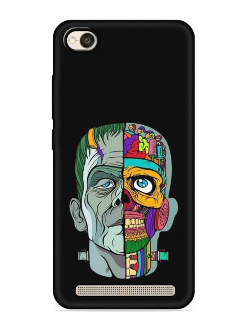 Men Vs Skull Embossed Soft Silicone Case for Xiaomi Redmi 4A