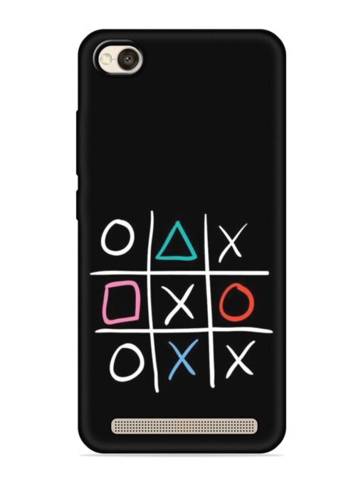 Super Neon Tic-Tac-Toe Embossed Soft Silicone Case for Xiaomi Redmi 4A Zapvi