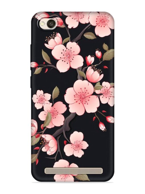 Cherry Blossom Embossed Soft Silicone Case for Xiaomi Redmi 4A Zapvi