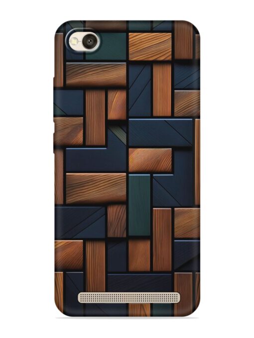 Wooden Background Cubes Embossed Soft Silicone Case for Xiaomi Redmi 4A Zapvi