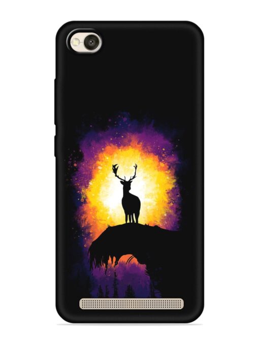 Elk Animal Art Embossed Soft Silicone Case for Xiaomi Redmi 4A Zapvi