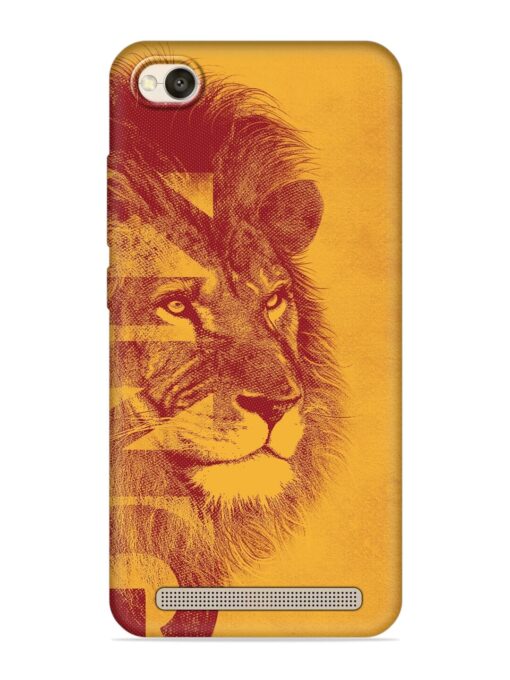 Gold Lion Crown Art Embossed Soft Silicone Case for Xiaomi Redmi 4A Zapvi