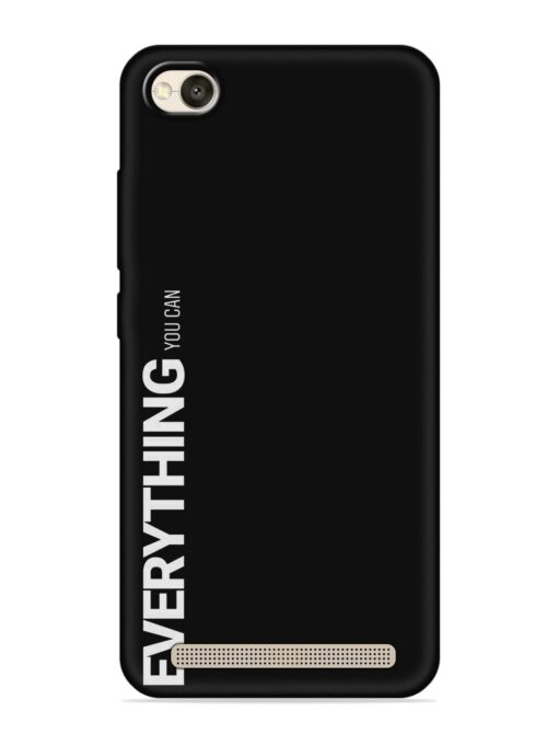 Everything You Can Embossed Soft Silicone Case for Xiaomi Redmi 4A