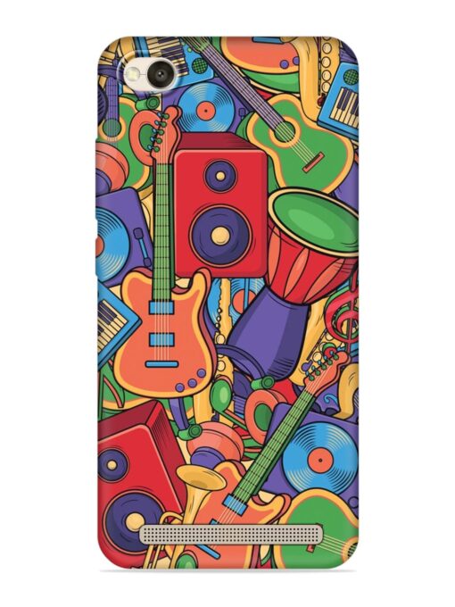 Colorful Music Art Embossed Soft Silicone Case for Xiaomi Redmi 4A Zapvi