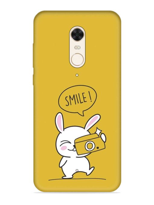 Hey Smile Please Embossed Soft Silicone Case for Xiaomi Redmi 5 Zapvi