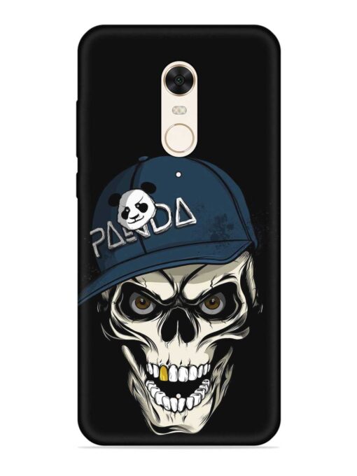 Panda Skull Embossed Soft Silicone Case for Xiaomi Redmi 5