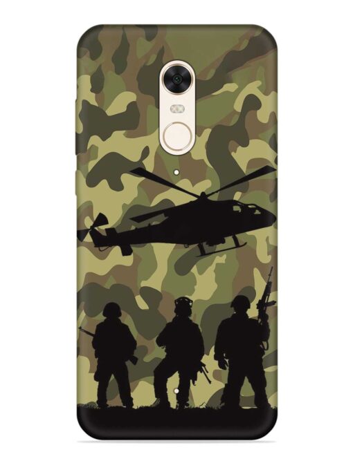 Army Heros Embossed Soft Silicone Case for Xiaomi Redmi 5 Zapvi