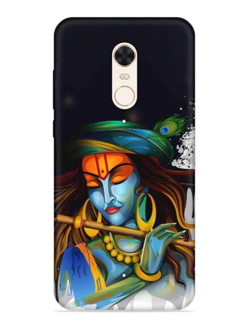 Krishna Art Embossed Soft Silicone Case for Xiaomi Redmi 5 Zapvi